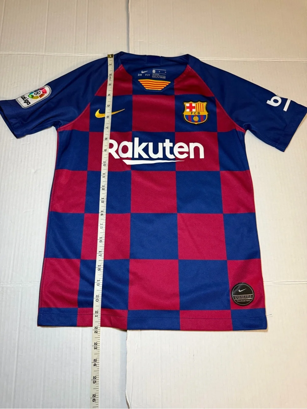 Nike FC Barcelona 2019/20 Home Jersey Youth Medium Blue Red Rakuten La Liga